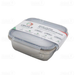 Kit de 3 boîtes réemployables inox avec couvercles