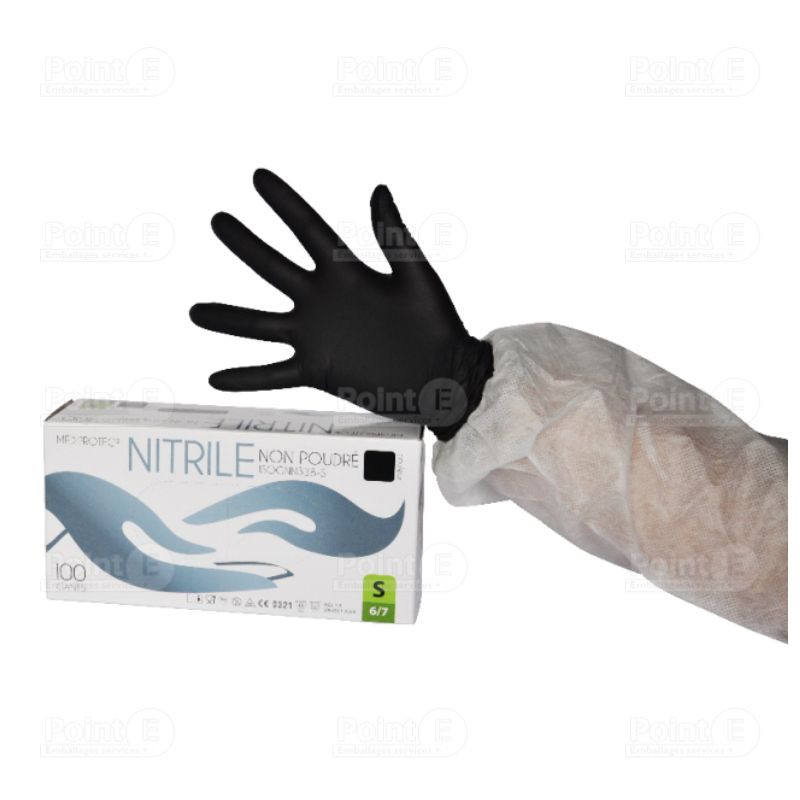 Gants Nitrile non-poudrés